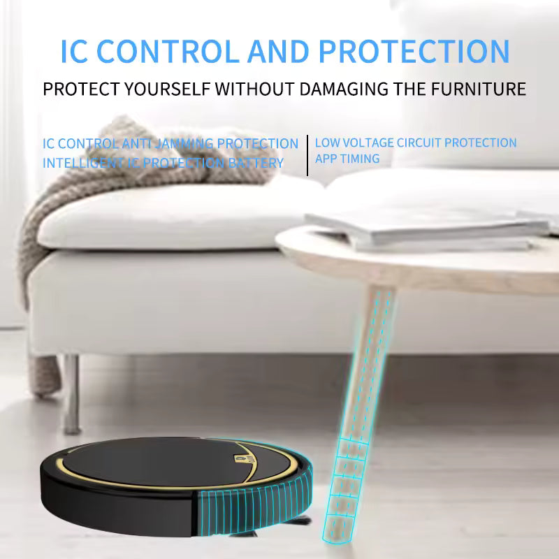 Vacuum Cleaner Robot Smart 2800PA Remote Control Wireless Auto Cleaning Machine Floor Sweeping Wet Dry Vacuum Cleaner For Home